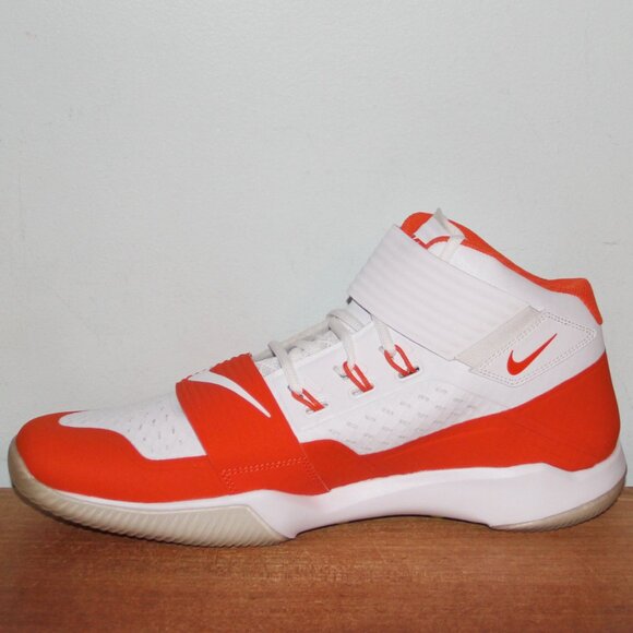 Nike Force Savage Turf  Mid Football Shoes Mens 14 White Orange main image 6